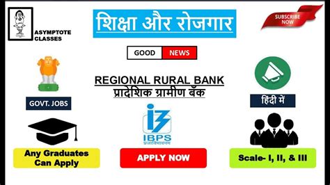 Regional Rural Bank Recruitment I परदशक गरमण बक भरत I अधकर