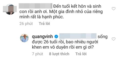 Bị hỏi chuyện lấy vợ sinh con Quang Vinh gay gắt ra mặt Bao nhiêu người khen em vô duyên rồi