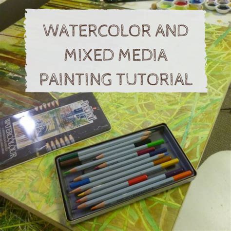 Watercolor and mixed media painting tutorial : Playing in the grass. - ARTiful: painting demos