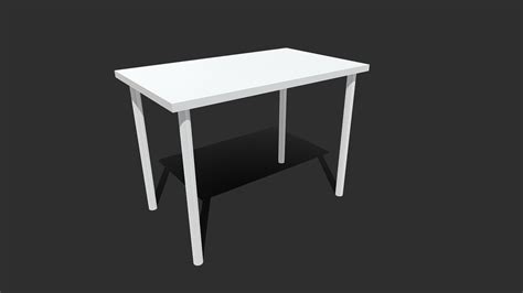 Ikea Linnmon Table Buy Royalty Free 3d Model By Artbor C5aec62