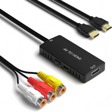 Rca To Hdmi Converter Av To Hdmi Adapter Compositecvbs To