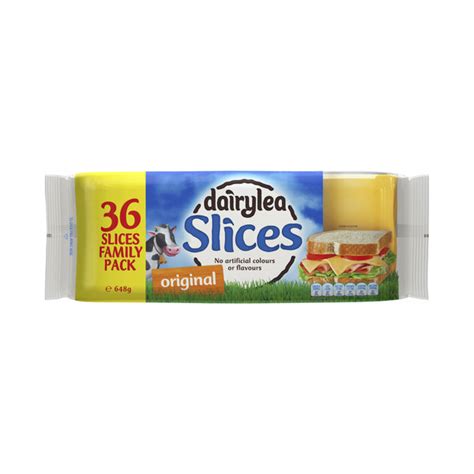 Buy Dairylea Regular Cheese Slices 36 Pack 648g Coles