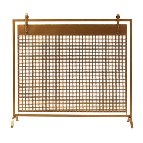 Reviews For Litton Lane Copper Metal Suspended Grid Style Netting