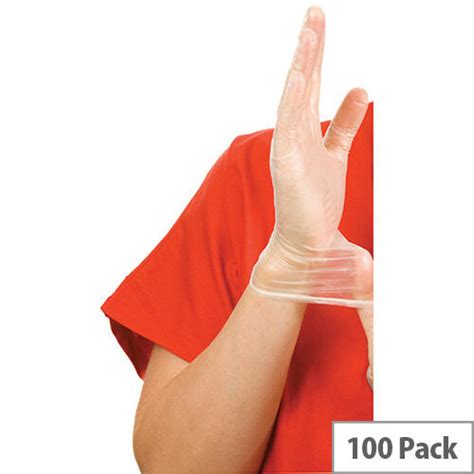 Shield Powder Free Vinyl Gloves Clear Small Pack Of 100 Gd09 Hunt