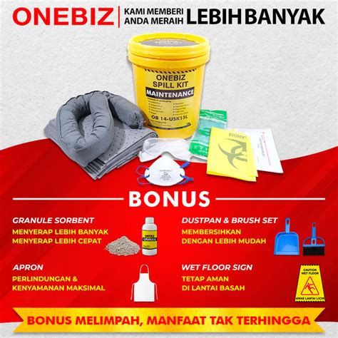 Jual Penyerap Cairan Galon Universal Spill Kit Liter Kab Bogor