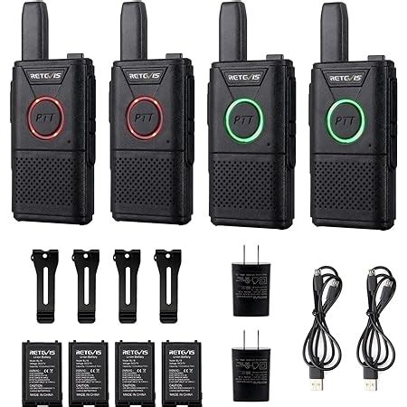 Retevis Rt Mini Walkie Talkie Radios De Comunicacion Largo Alcance