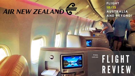 Air New Zealand Business Class Review Fiji To Auckland Youtube