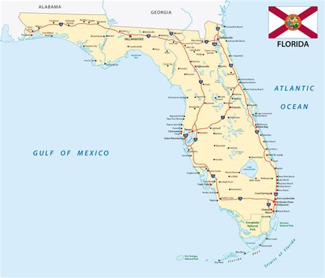 Florida Map - Florida Map With Port St Lucie | Printable Maps