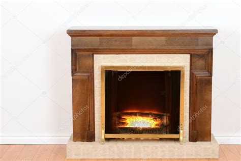 Fireplace with fake fire Stock Photo by ©mcgphoto 14428105