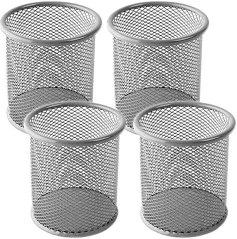 Amazon Amazon Basics Wire Mesh Pen Cup Black Office Products