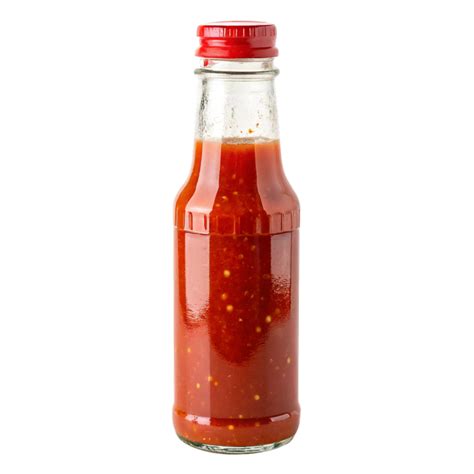 spicy hot sauce  transparent background  png