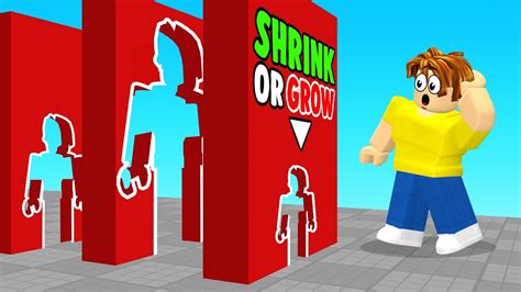 Shrink Grow Obby Roblox Youtube