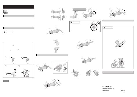 User Manual Shimano Wh Mt Cl F English Pages