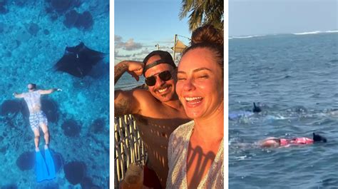 Paolla Oliveira And Diogo Nogueira Enjoy Holidays In The Maldives