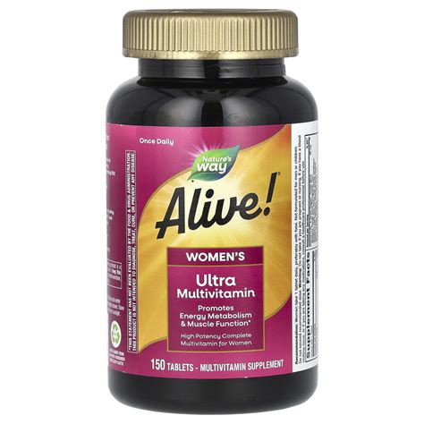 Nature S Way Alive Women S Ultra Multivitamin 150 Tablets