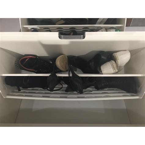 Ikea Stall Shoe Cabinet w/ 3 Compartments - AptDeco