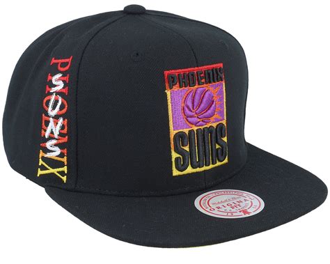 Phoenix Suns High Grade Hwc Black Snapback - Mitchell & Ness Cap | Hatstoreworld.com