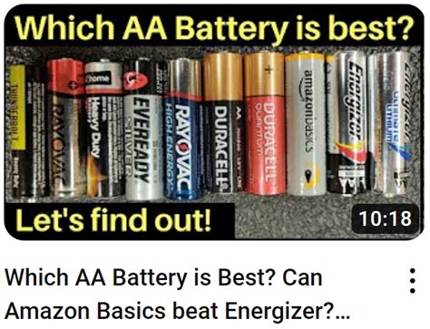 Which Aa Battery Is Best Can Amazon Basics Beat Energizer Let S Find