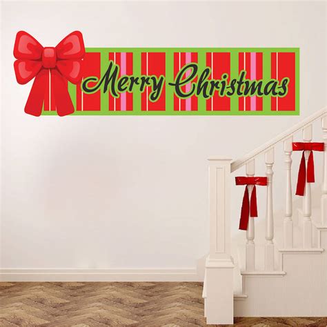 Merry Christmas Wall Decal - Christmas Murals - Primedecals