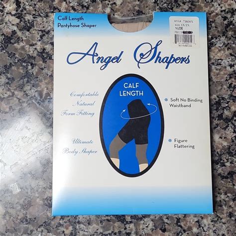 Angel Shapers Accessories Angel Shapers Calf Length Size X2x Nude Pantyhose Shaper New