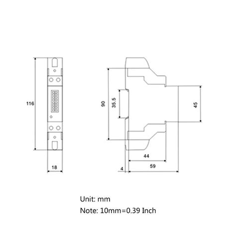 LCD Digital Single Phase Din Rail Electricity Powe Grandado