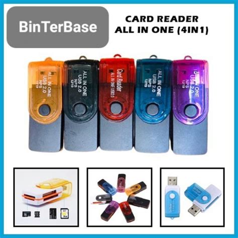 Jual Card Reader All In One 4 Slot Pembaca Kartu Memory Memori Usb