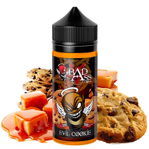 Eliquide Saveur Cookie Caramel Format 50ml Evil Cookie Bad Ass Knoks