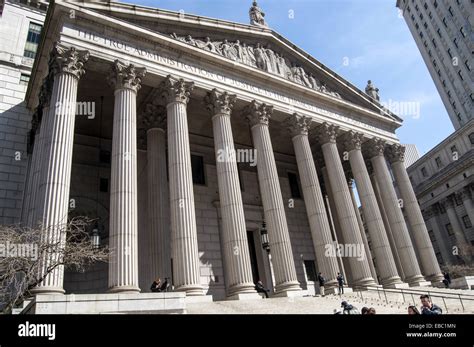 New York County Supreme Court, New York City Stock Photo - Alamy