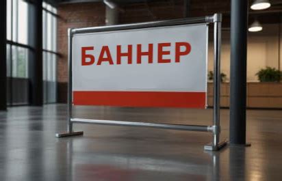 Стойка для Баннера в Рекламных Кампаниях: Увеличиваем Видимость | Пикабу