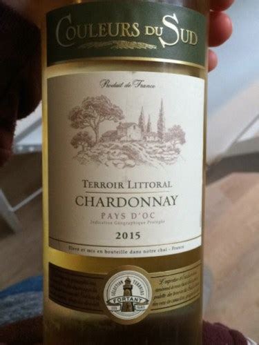 Couleurs Du Sud Terroir Littoral Chardonnay Vivino Us