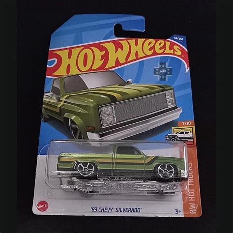 Hot Wheels 83 Chevy Silverado Shopee Brasil