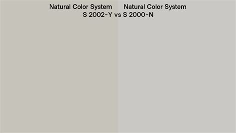 Natural Color System S 2002 Y Vs S 2000 N Side By Side Comparison