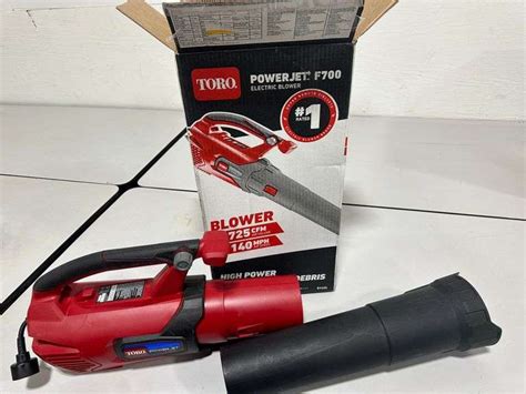 Toro PowerJet F700 Electric Blower Lambrecht Auction Inc