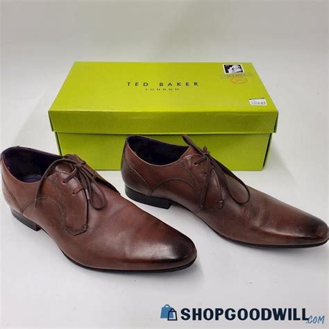 Ted Baker Dress Shoes Sz 10 Mens Brown Leather