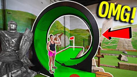 The Craziest Mini Golf Course Ever World S Biggest Mini Golf Loop