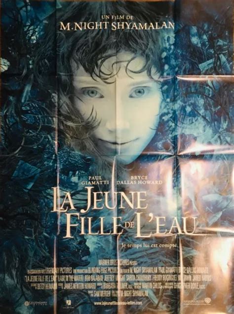 AFFICHE CINÉMA LA JEUNE FILLE DE L EAU 120x160cm Poster M Night