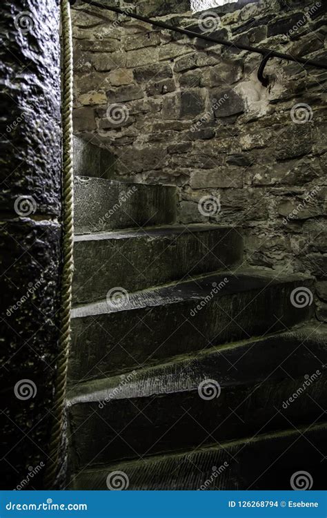 Ancient spiral staircase stock photo. Image of stairs - 126268794