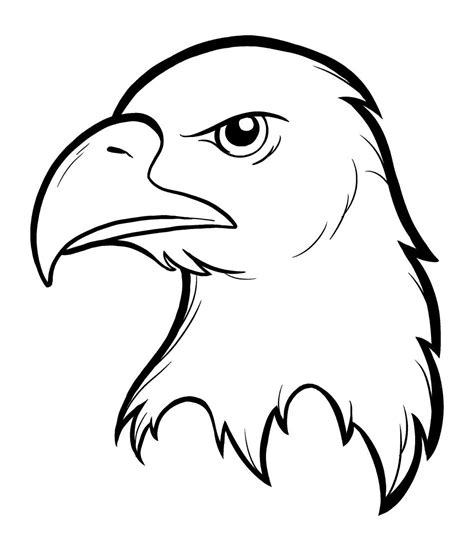 Baby Eagle Coloring Page