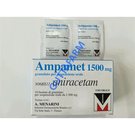 АМПАМЕТ купить по низкой цене в Украине | Ampamet, Анирацетам | ГуттаФарм