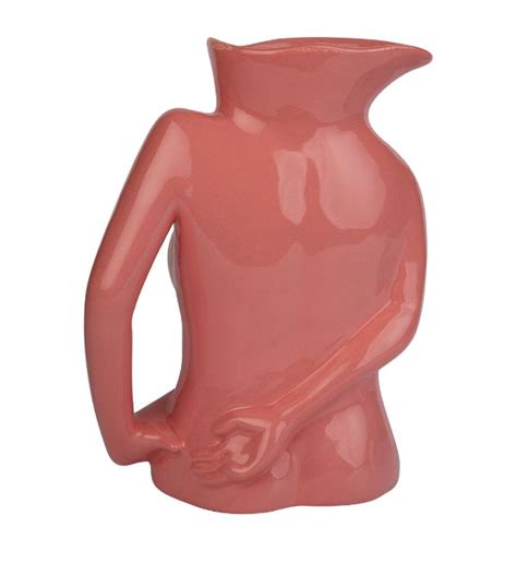 Anissa Kermiche Pink Jugs Jug Vase 28cm Harrods UK