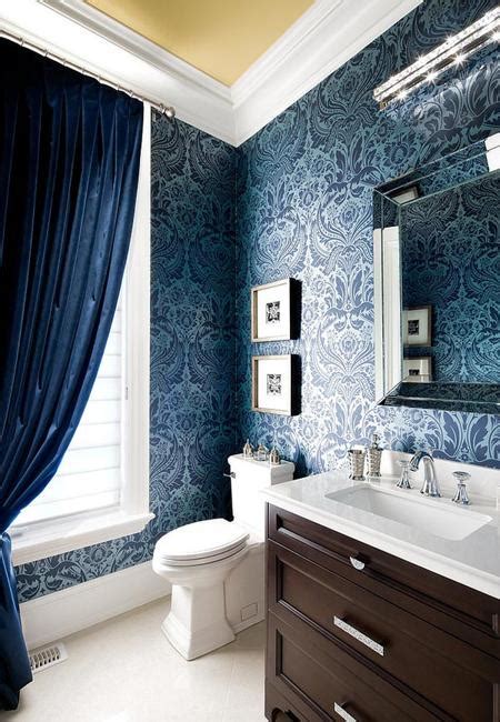 Modern Bathroom Design and Decorating with Wallpaper