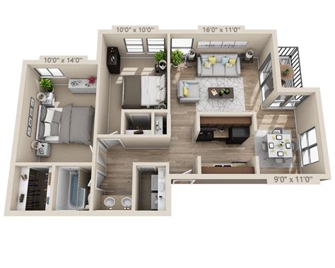 Floor Plans and Pricing for Addison Apartments at the Park | Addison