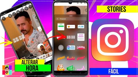 Como Mudar A Hora No Storie Do Instagram Alterar Stick Hora Youtube
