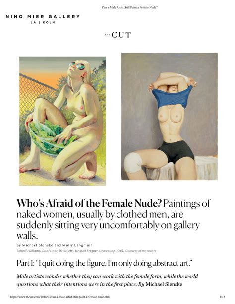 Who S Afraid Of The Female Nude Paintings Of Naked Women Docslib