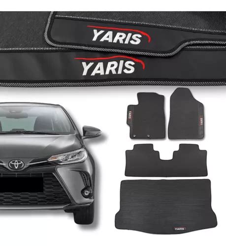 Tapete Carro Yaris Hatch Porta Malas 2018 A 2024 Flexível Frete grátis