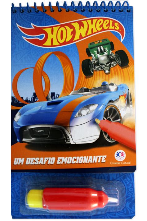 Aquabook Colorindo Gua Hot Wheels Um Desafio Emocionante Maravilha Livros