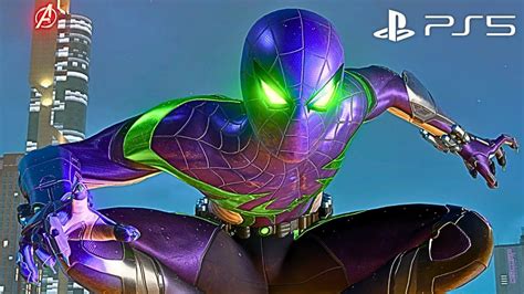 Spider Man Miles Morales Ps Unlocking Purple Reign Prowler Suit And