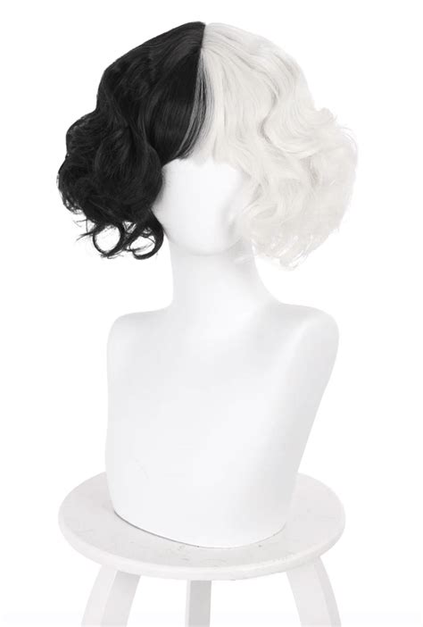 🤍 Short Curly Cruella Bob Wig Perth 🖤 Hurly Burly Hurly Burly