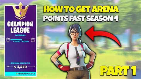 Fortnite Arena Grind To Champs How To Get Arena Points Fast Youtube