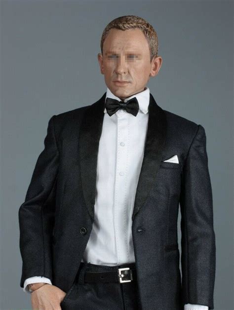 Agent Black Tuxedo Set For Male Figure Hot Toys James Bond Usa Ebay